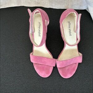 Jeffrey Campbell Fuchsia Suede Sandals
